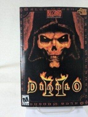 Vintage Diablo 2 II PC Game Original Instruction Manual Only - Blizzard 1997